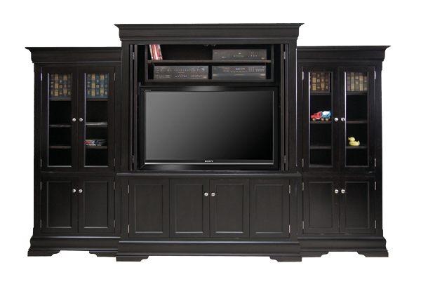 4 Piece Wall Unit With Bookcases